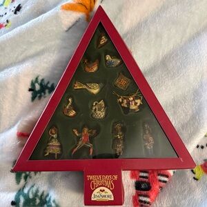 Jim Shore 12 days of Christmas miniature ornaments 2006